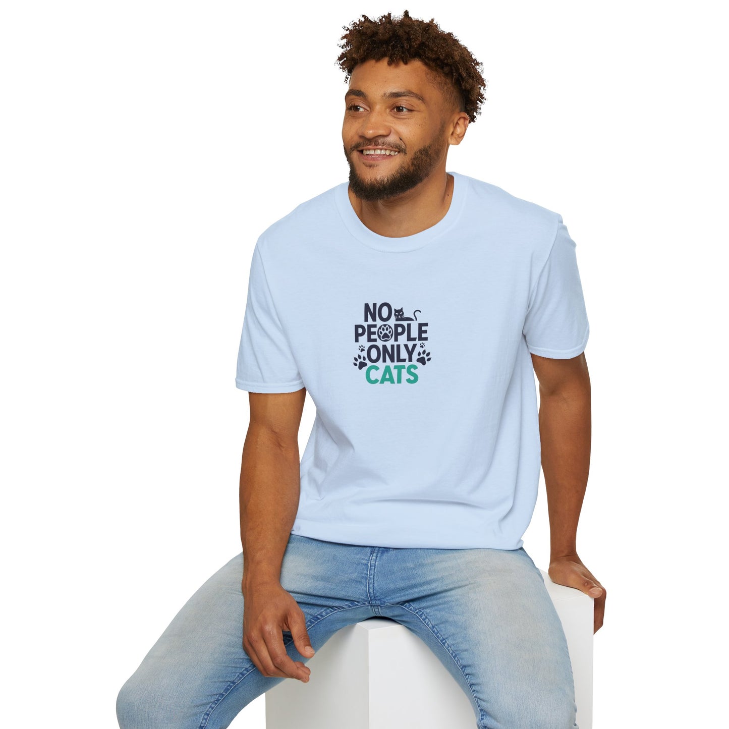 Cat Lovers Tee | No People, Only Cats| Funny Cat Tee