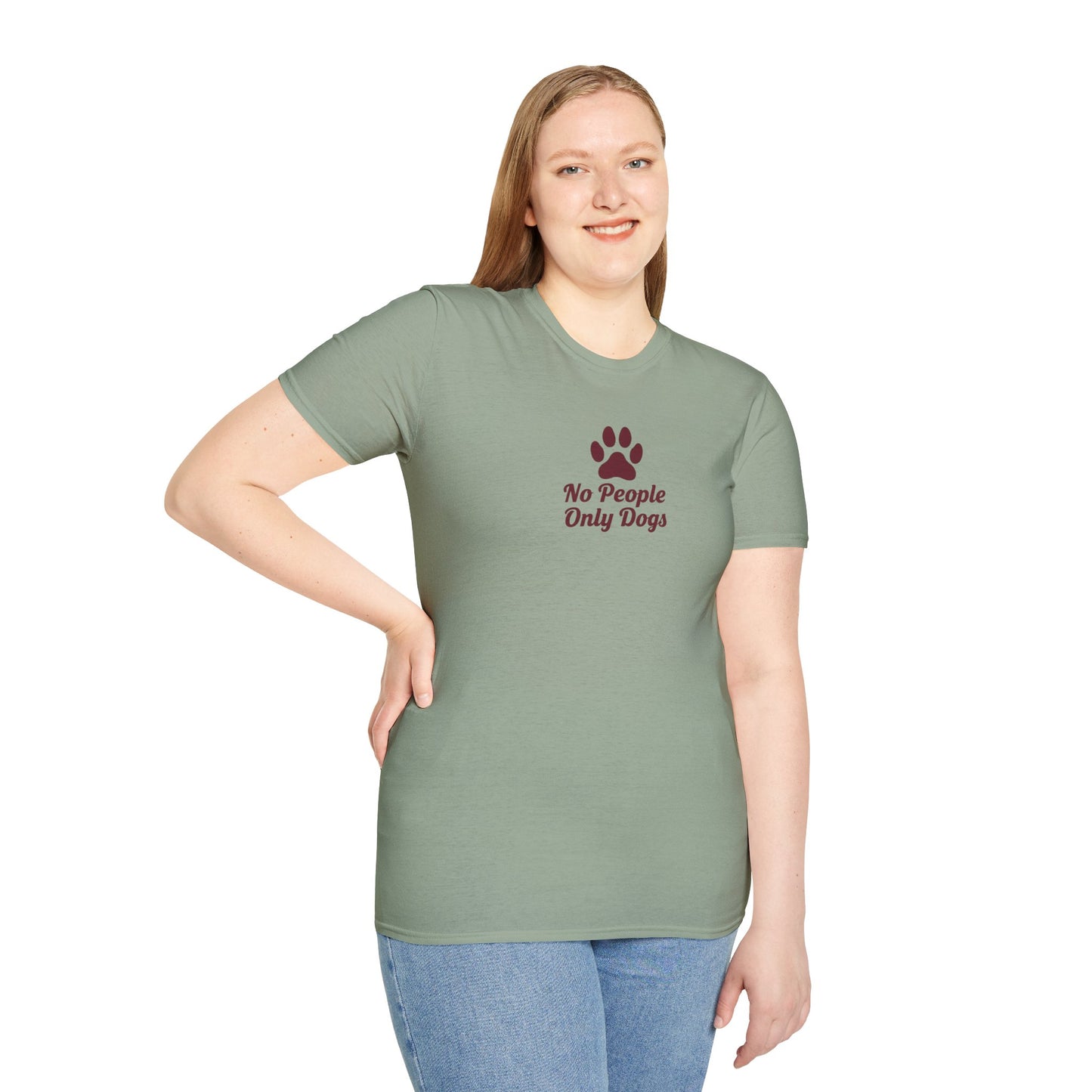 Dog Lovers T-Shirt, No People Only Dogs Tee