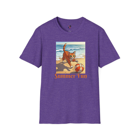 Summer Cat Beach T-Shirt,