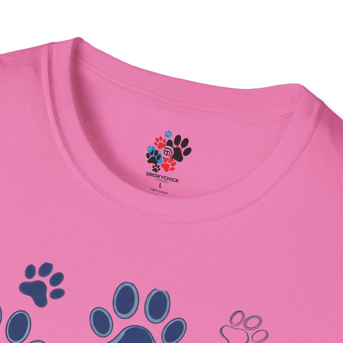 Blue Paw Print T-Shirt