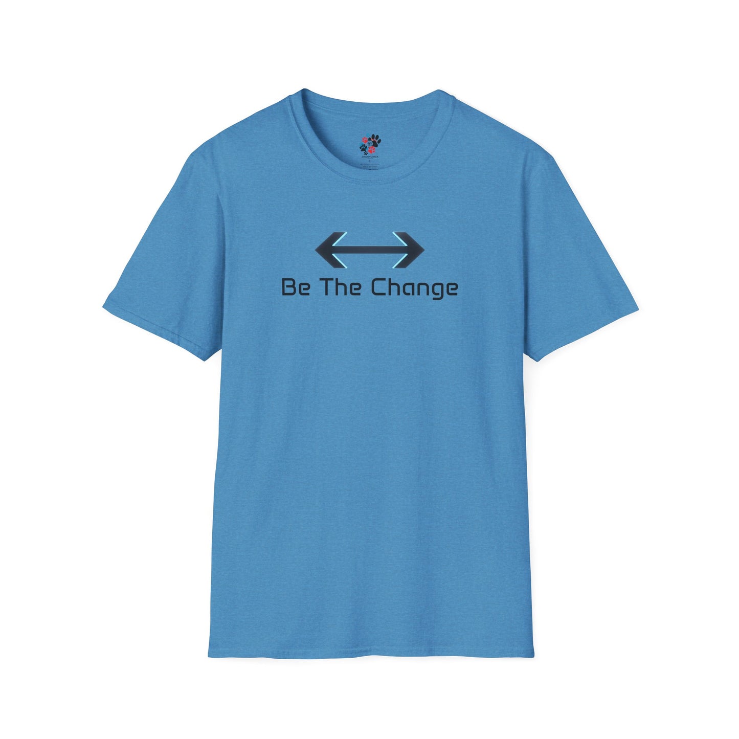 Be The Change T-Shirt (Red, White, and Blue)