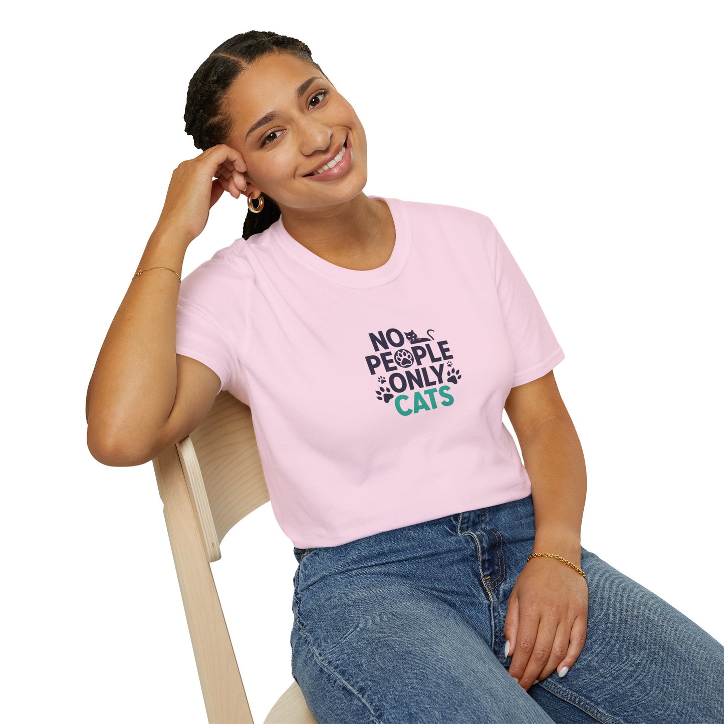 Cat Lovers Tee | No People, Only Cats| Funny Cat Tee