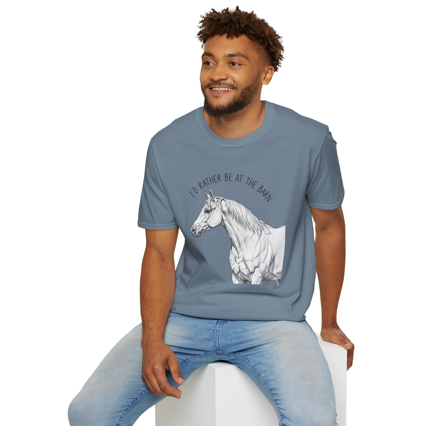 I'd Rather Be At The Barn Tee