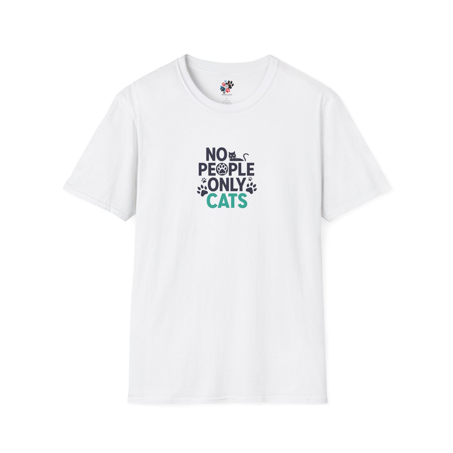 Cat Lovers Tee | No People, Only Cats| Funny Cat Tee