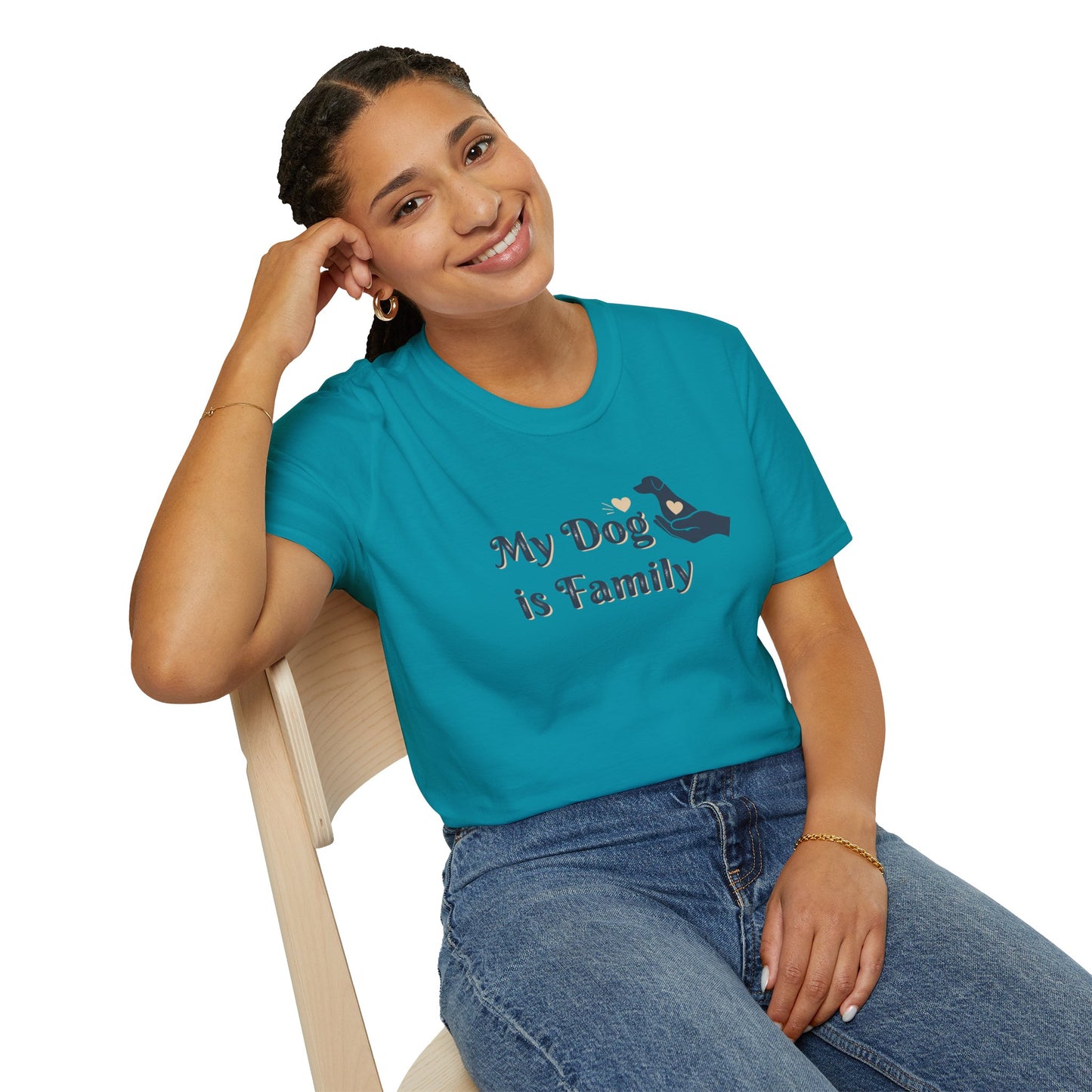 My Dog is Family Softstyle T-Shirt