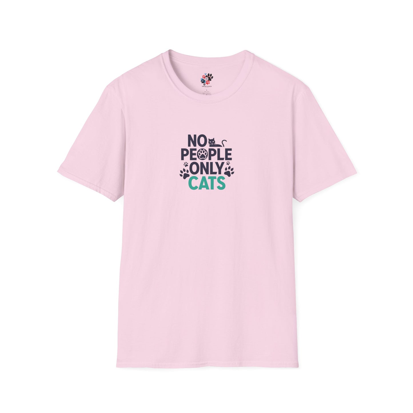 Cat Lovers Tee | No People, Only Cats| Funny Cat Tee