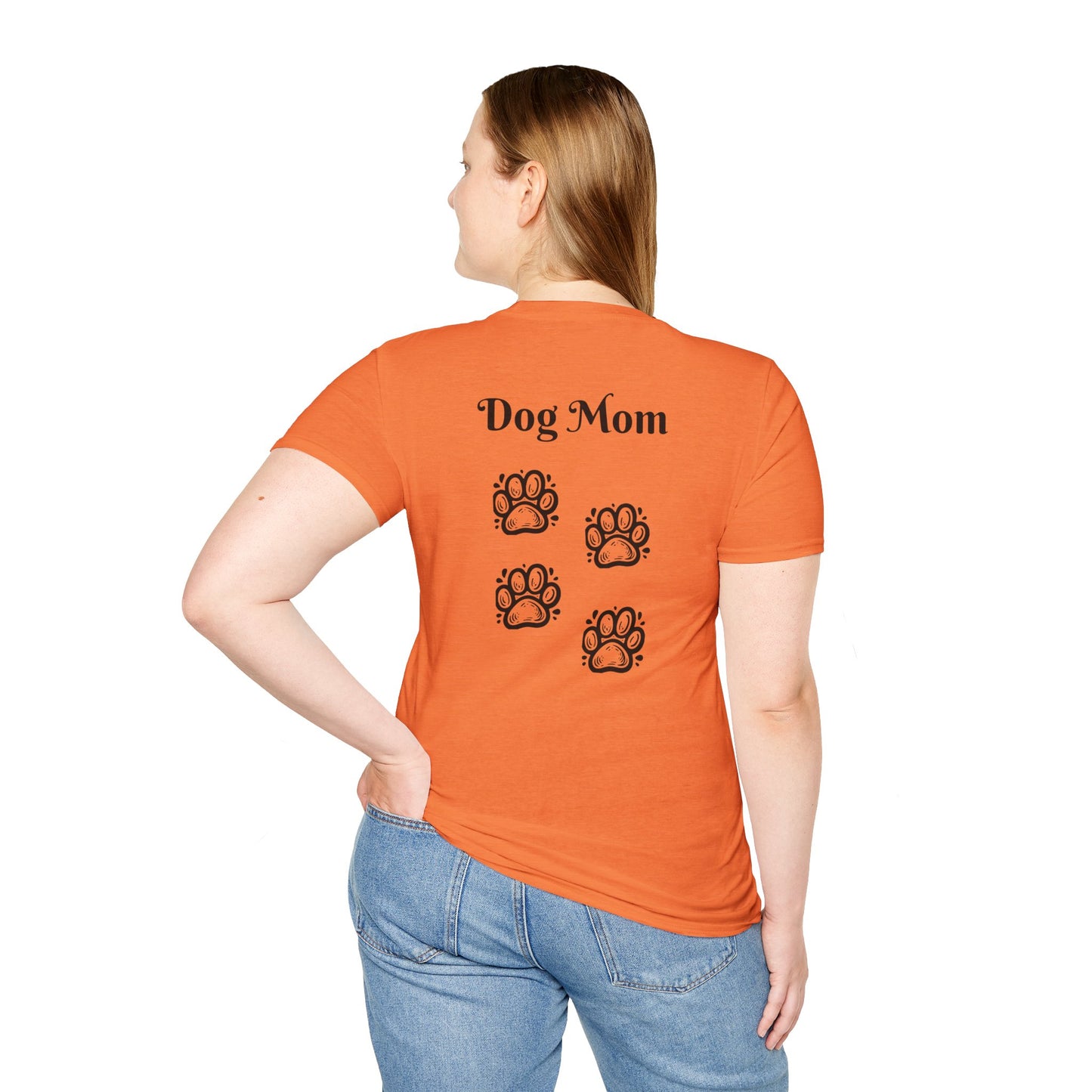 Dog Mom Front and Back print