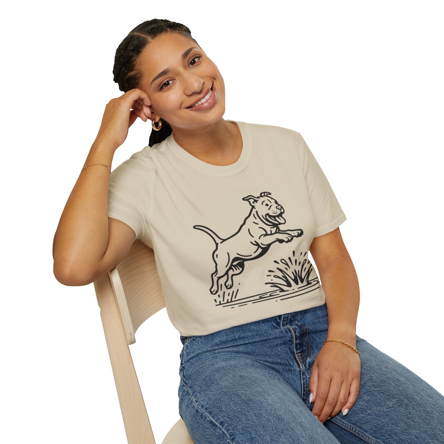 Dog Mom Front and Back print