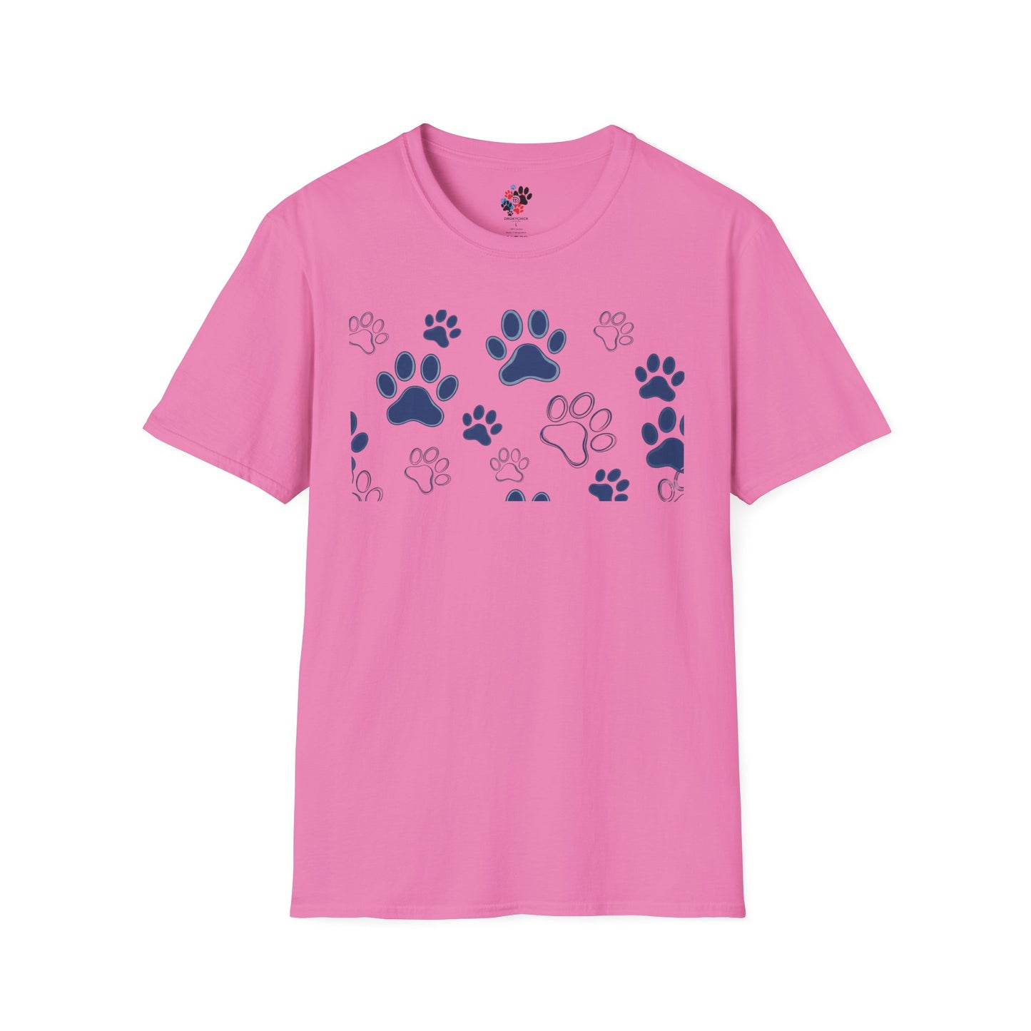 Blue Paw Print T-Shirt