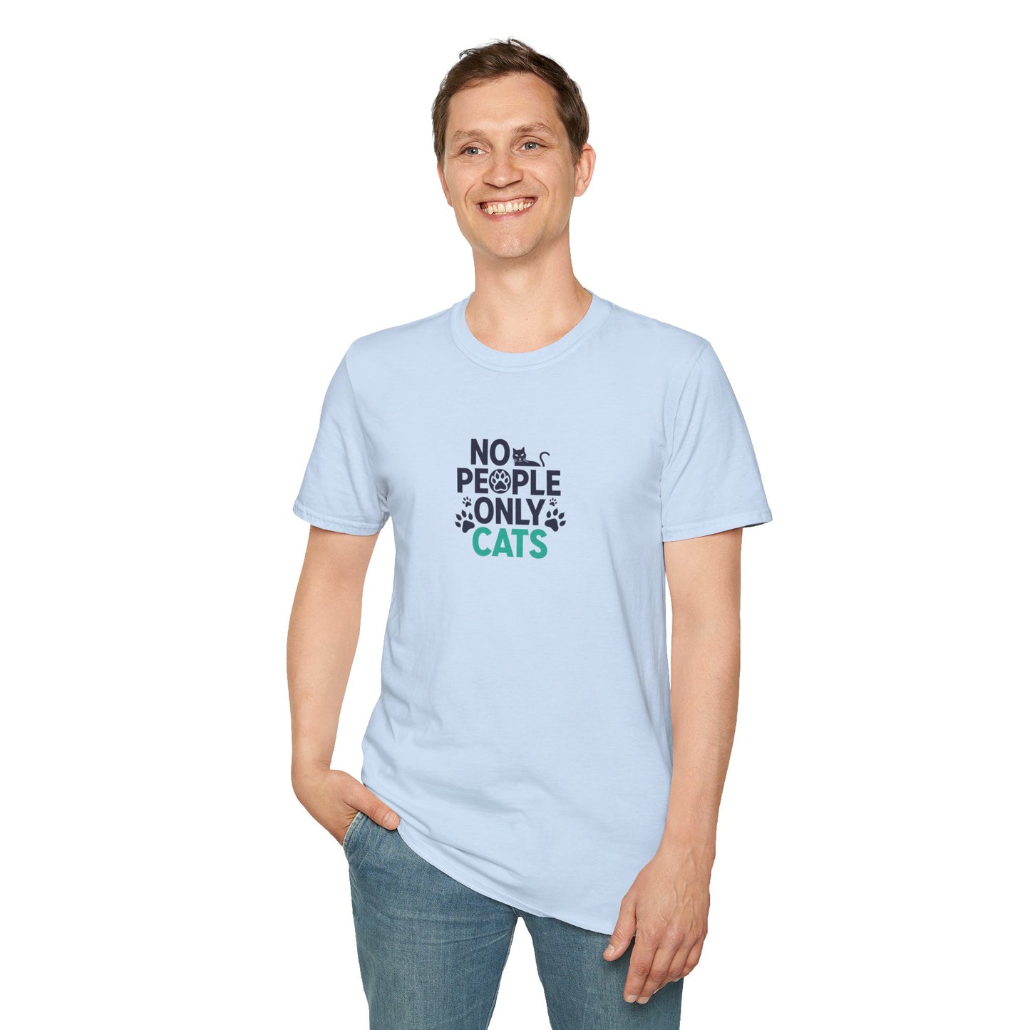 Cat Lovers Tee | No People, Only Cats| Funny Cat Tee