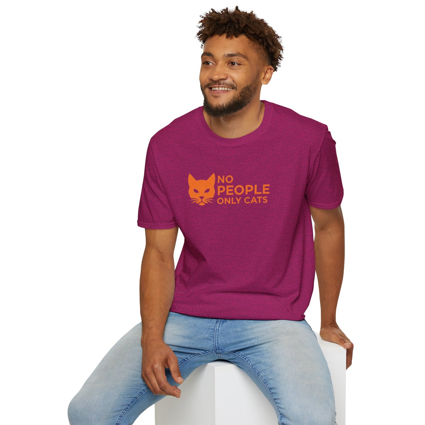 Cat Lover T-Shirt, No People Only Cats Tee, Funny Cat Shirt,