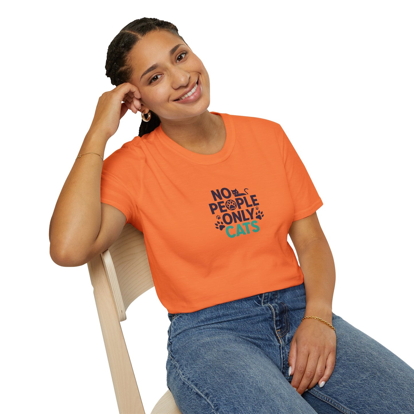 Cat Lovers Tee | No People, Only Cats| Funny Cat Tee
