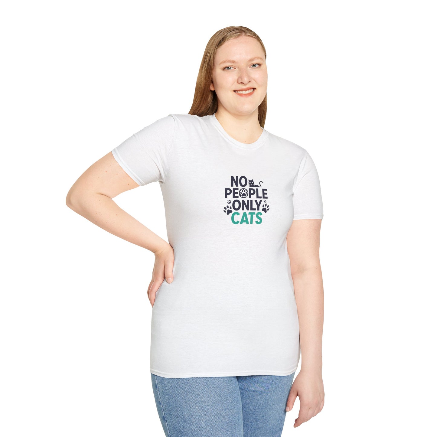 Cat Lovers Tee | No People, Only Cats| Funny Cat Tee