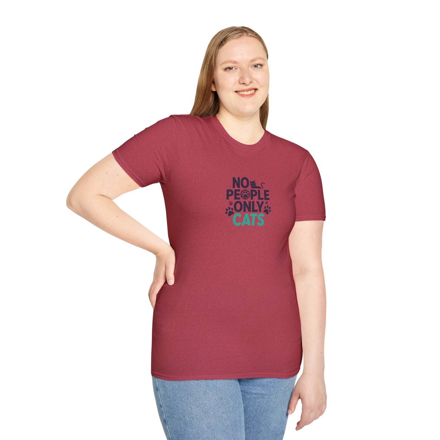 Cat Lovers Tee | No People, Only Cats| Funny Cat Tee