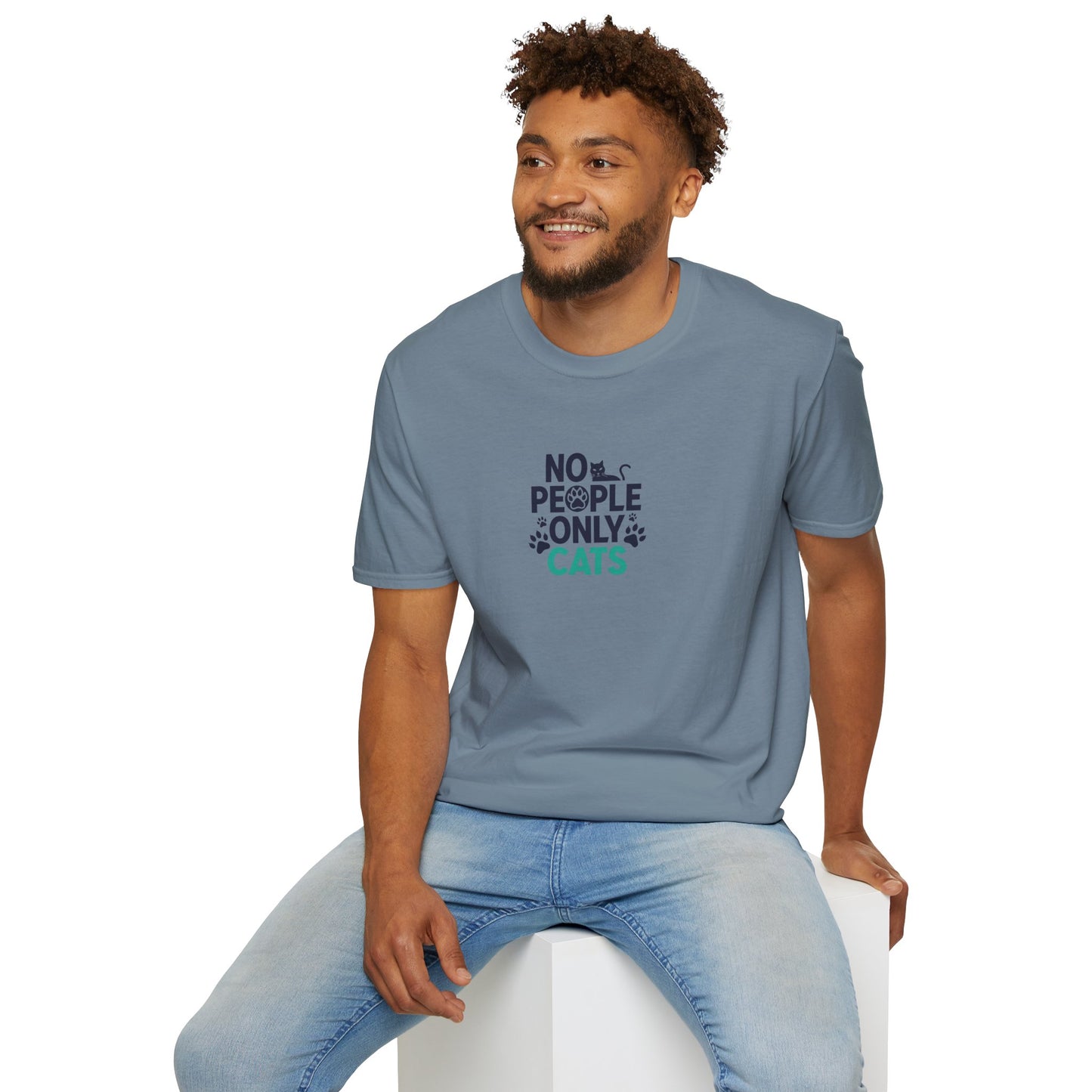 Cat Lovers Tee | No People, Only Cats| Funny Cat Tee