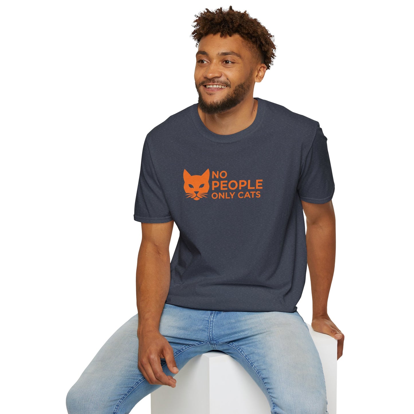 Cat Lover T-Shirt, No People Only Cats Tee, Funny Cat Shirt,
