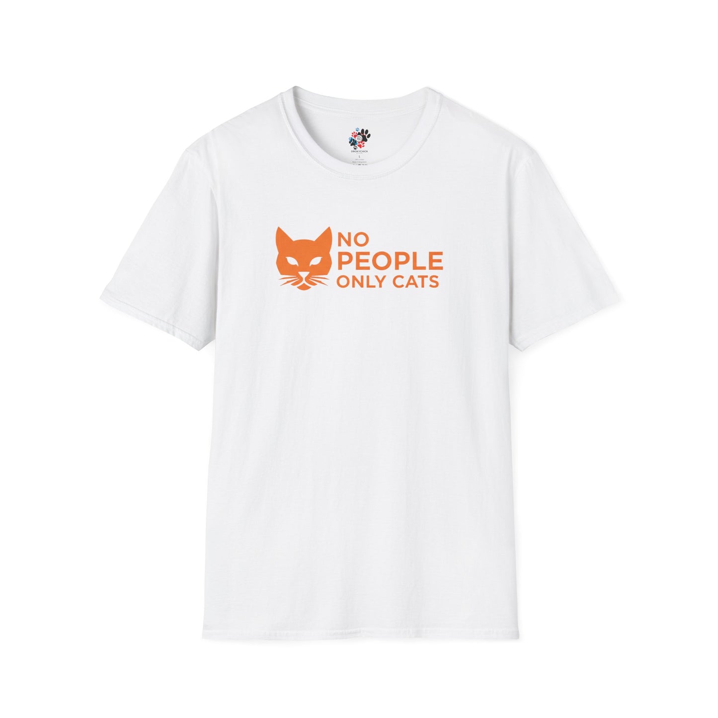 Cat Lover T-Shirt, No People Only Cats Tee, Funny Cat Shirt,