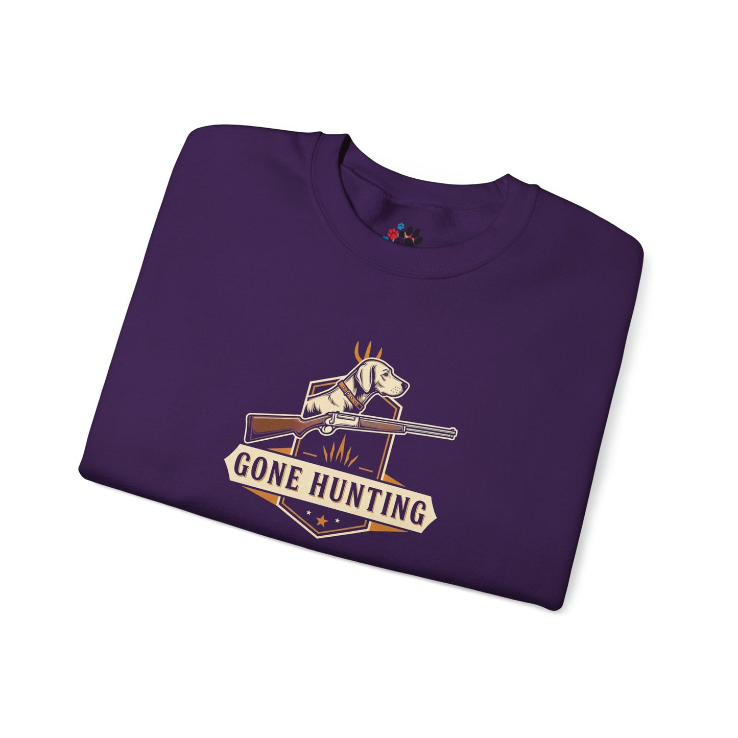 Gone Hunting Crewneck Sweatshirt for Outdoor Enthusiasts