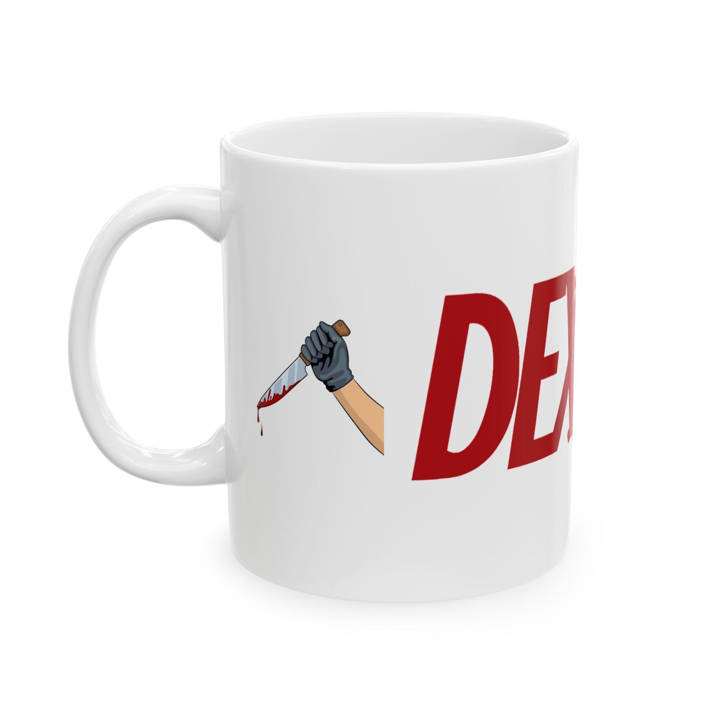 Dexter-Inspired Ceramic Mug
