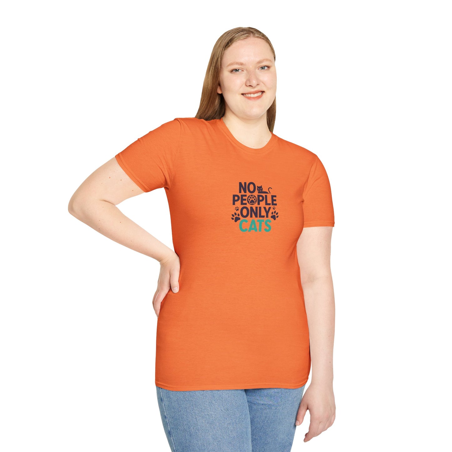 Cat Lovers Tee | No People, Only Cats| Funny Cat Tee