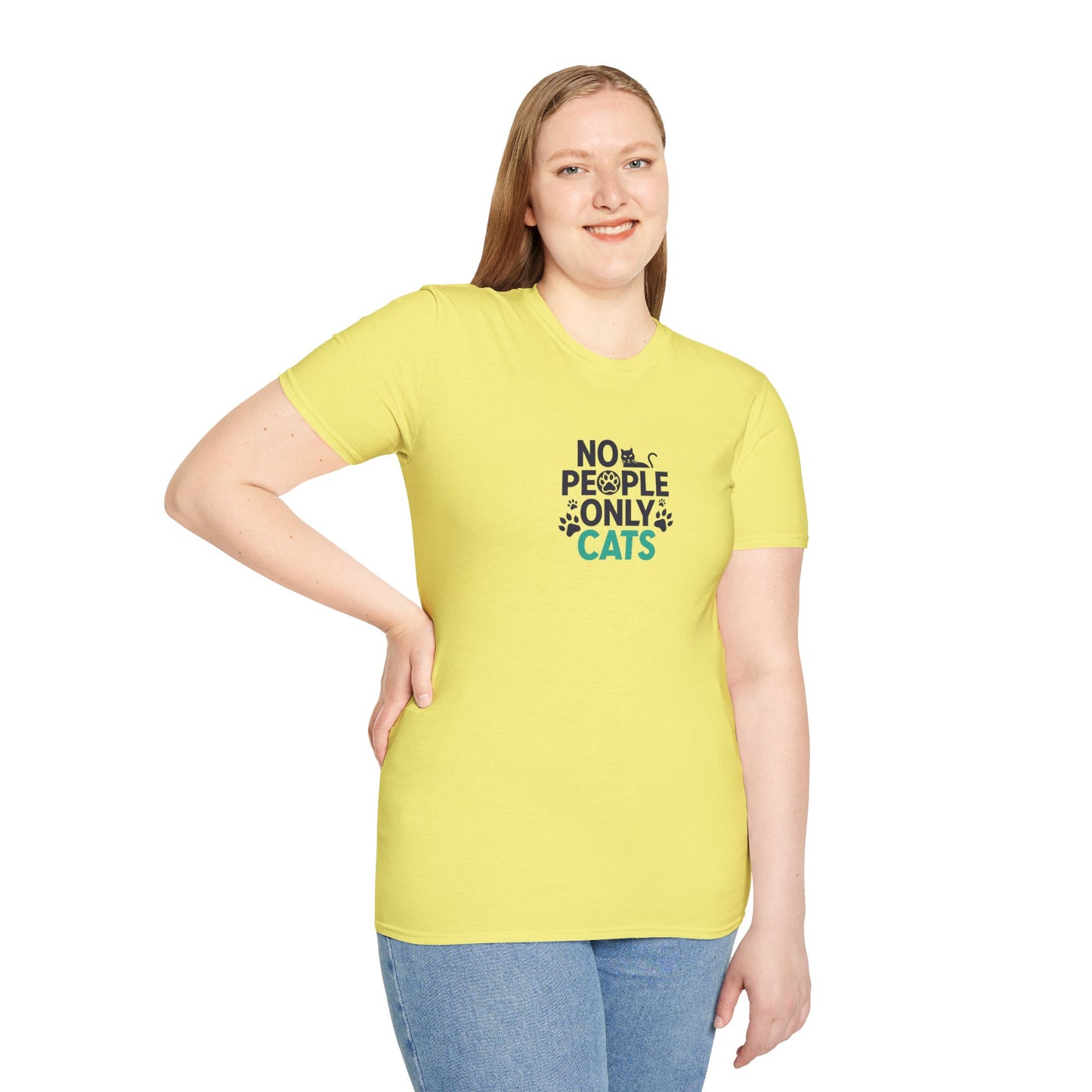 Cat Lovers Tee | No People, Only Cats| Funny Cat Tee