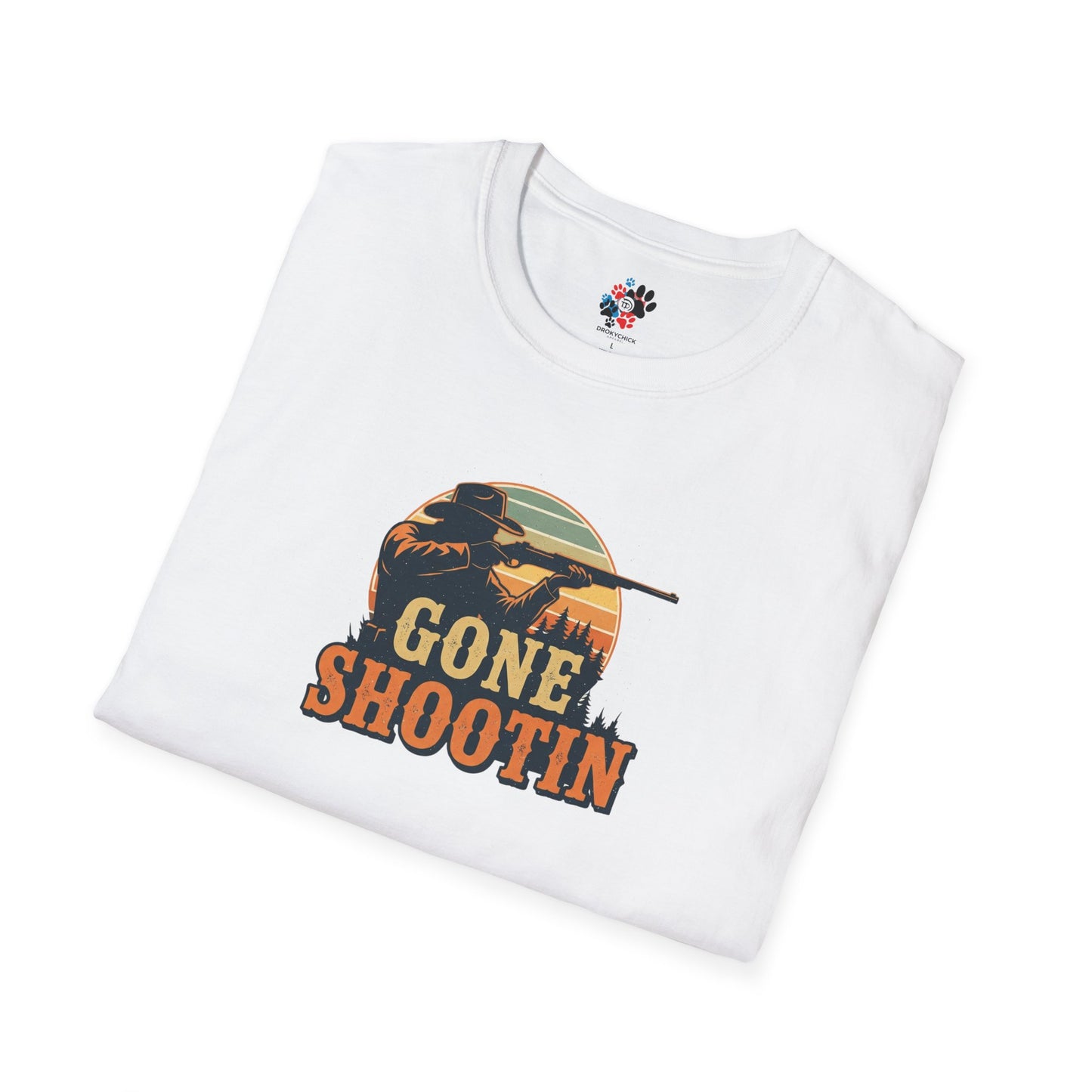 Gone Shootin'Softstyle T-Shirt - Outdoorsy Tee
