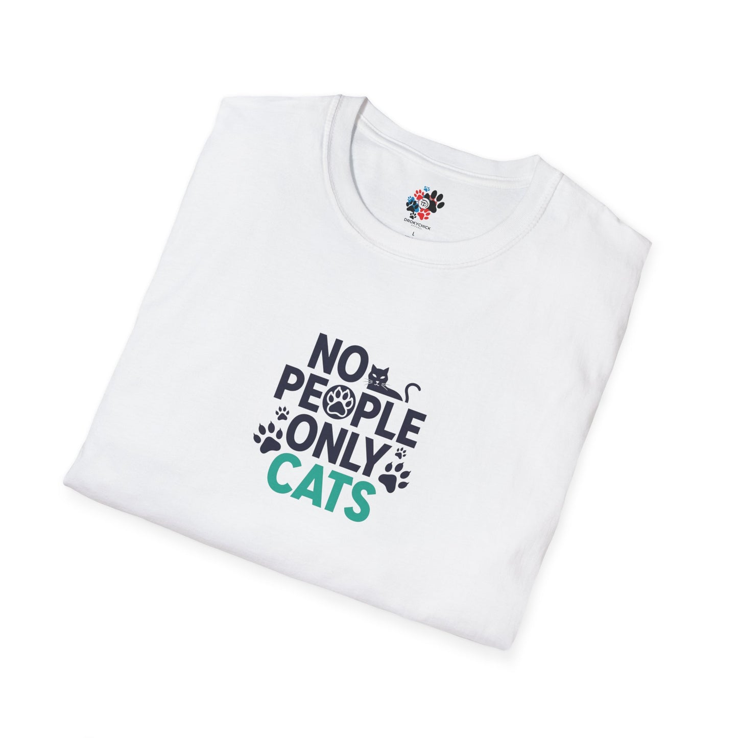 Cat Lovers Tee | No People, Only Cats| Funny Cat Tee