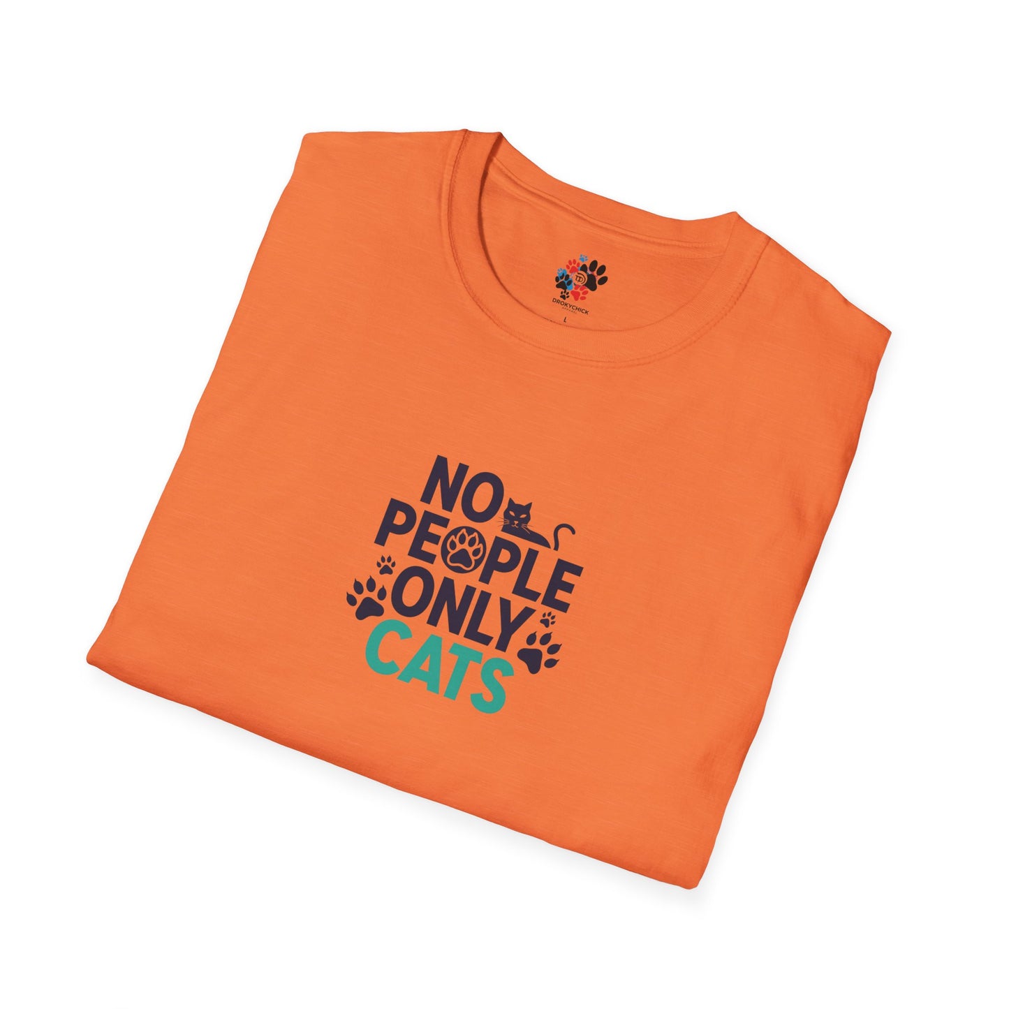 Cat Lovers Tee | No People, Only Cats| Funny Cat Tee