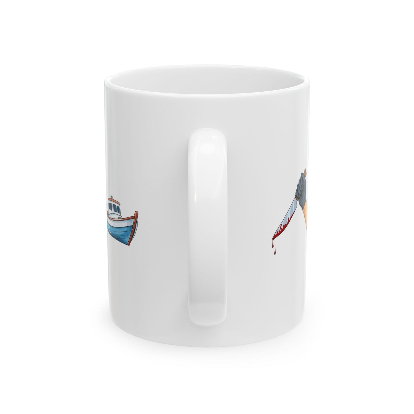 Dexter-Inspired Ceramic Mug