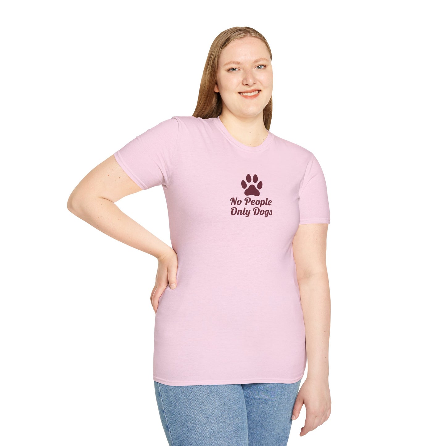 Dog Lovers T-Shirt, No People Only Dogs Tee