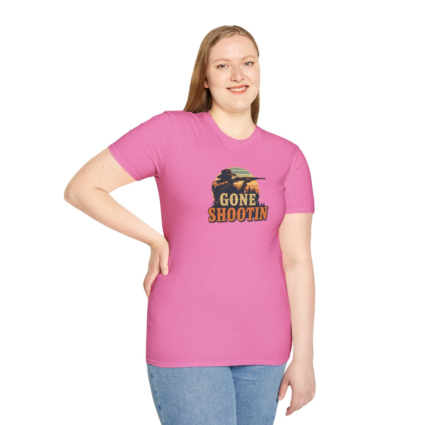 Gone Shootin'Softstyle T-Shirt - Outdoorsy Tee