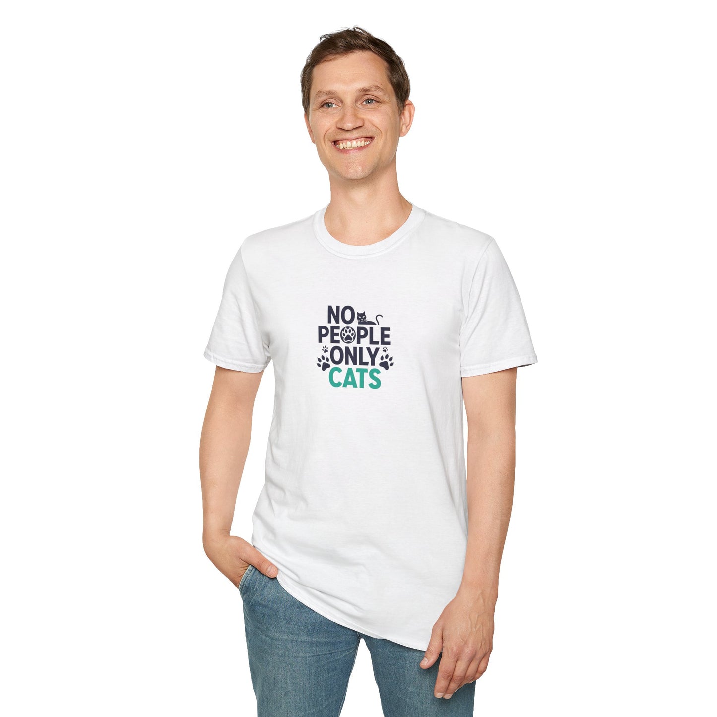 Cat Lovers Tee | No People, Only Cats| Funny Cat Tee