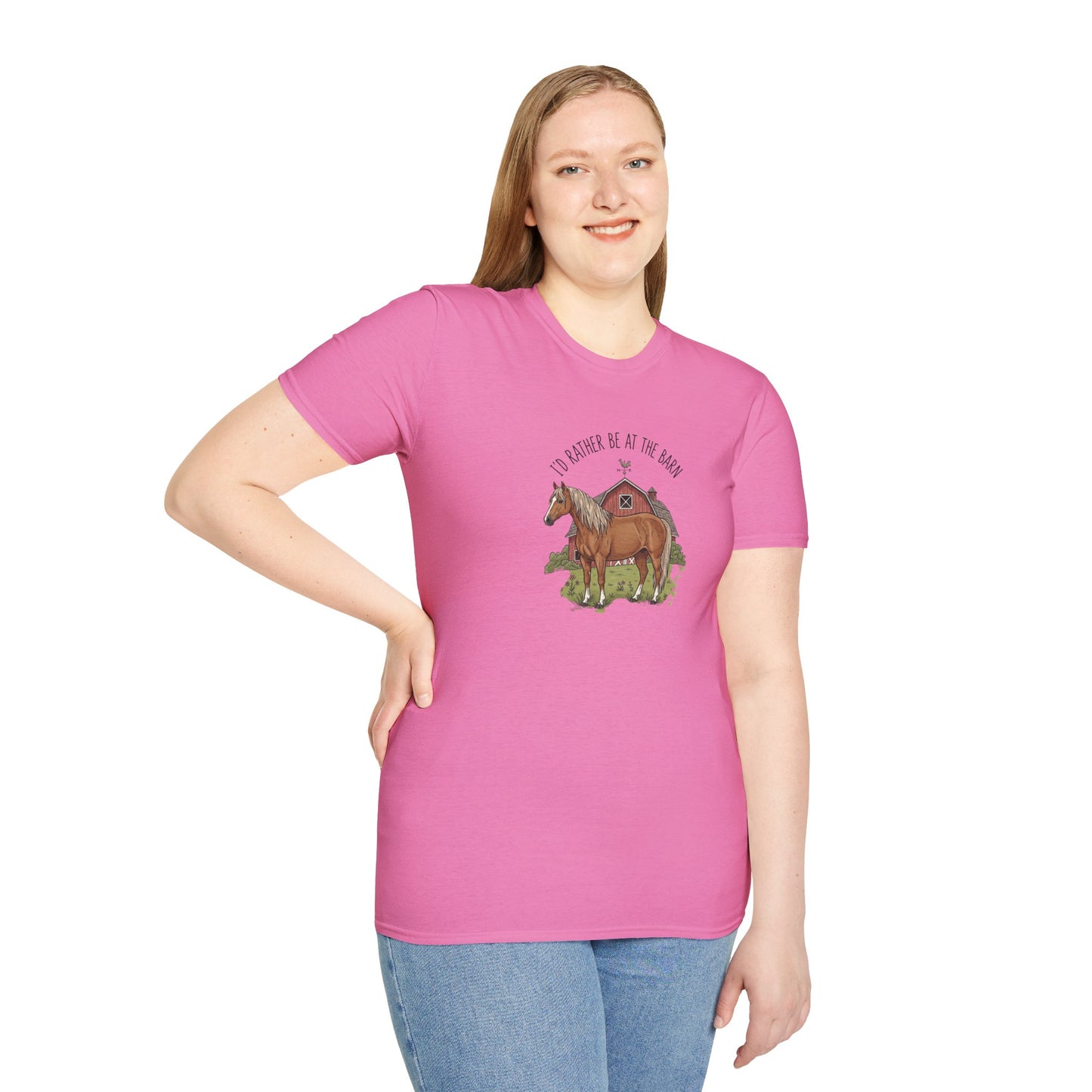 Horse Lover's Softstyle T-Shirt - Perfect for Farm Days