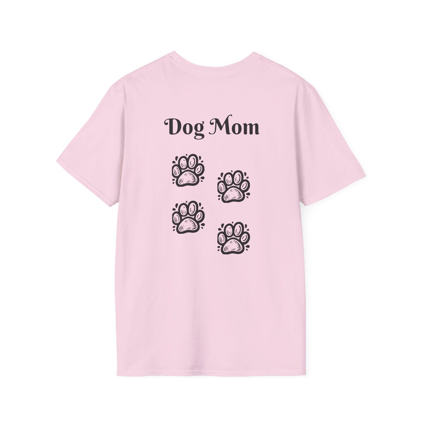 Dog Mom Front and Back print