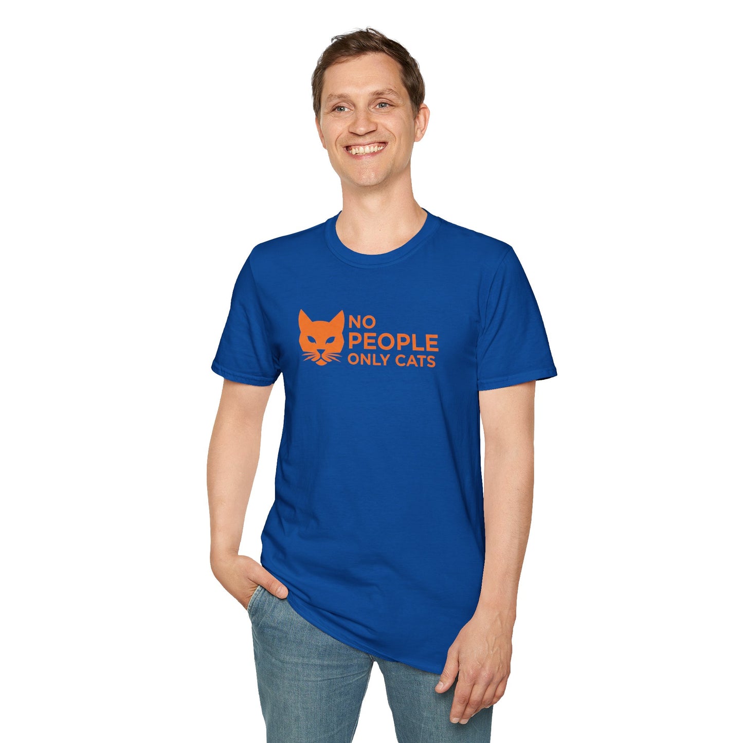 Cat Lover T-Shirt, No People Only Cats Tee, Funny Cat Shirt,