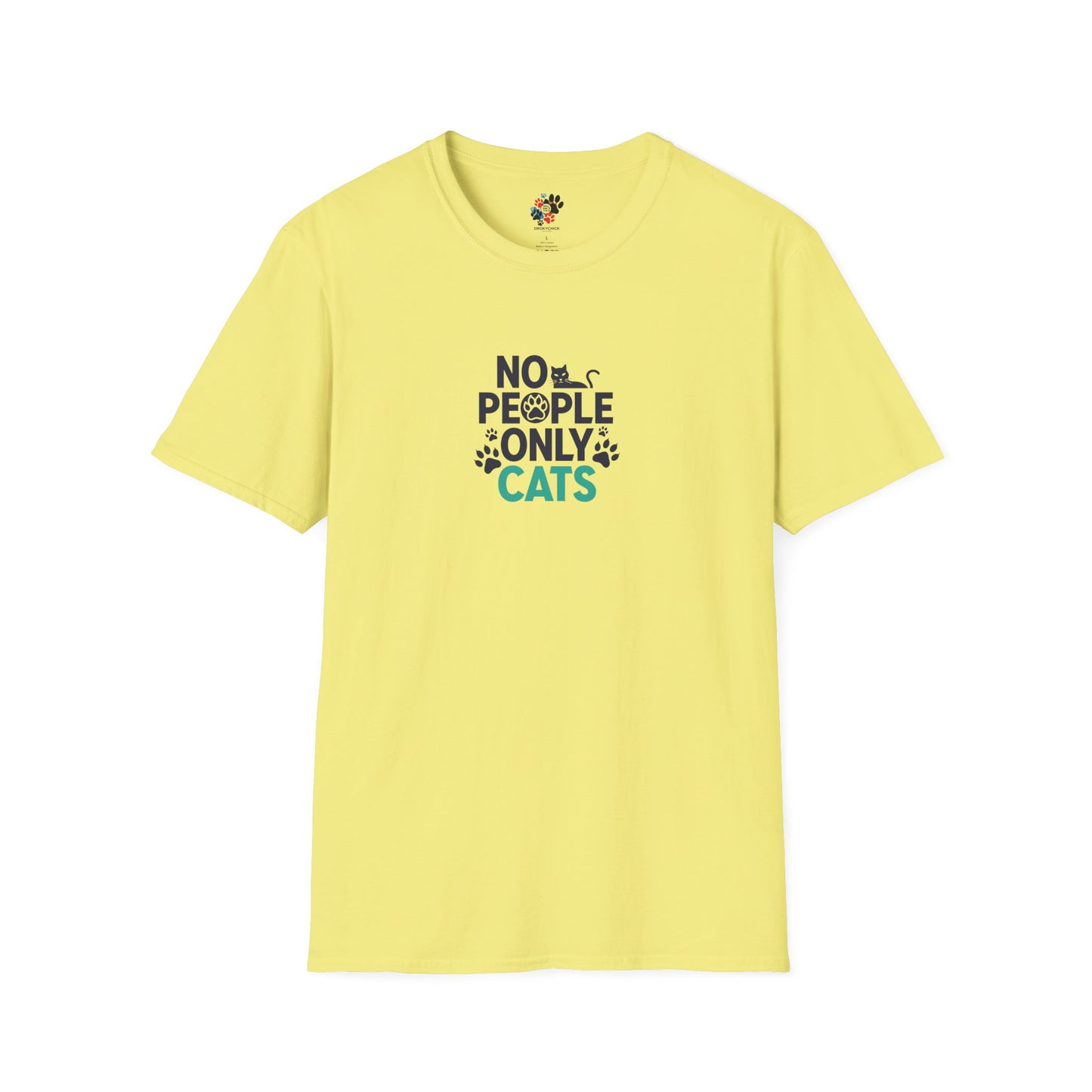 Cat Lovers Tee | No People, Only Cats| Funny Cat Tee