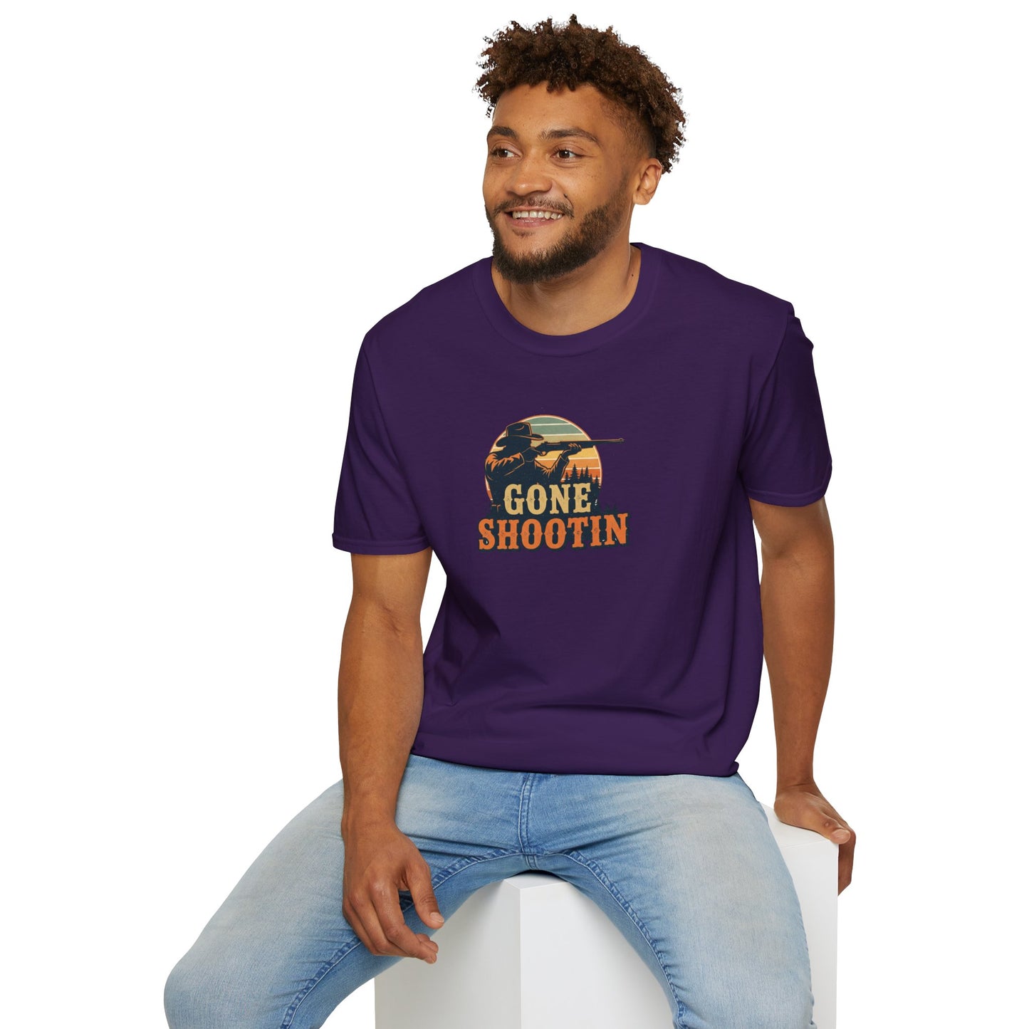 Gone Shootin'Softstyle T-Shirt - Outdoorsy Tee