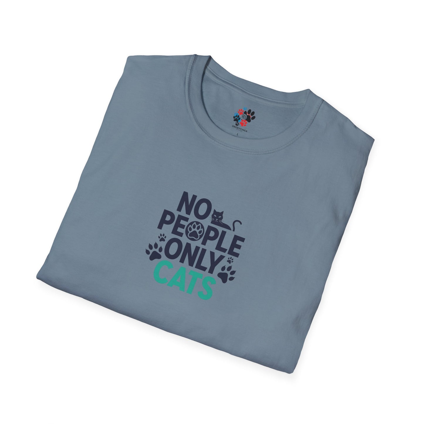 Cat Lovers Tee | No People, Only Cats| Funny Cat Tee