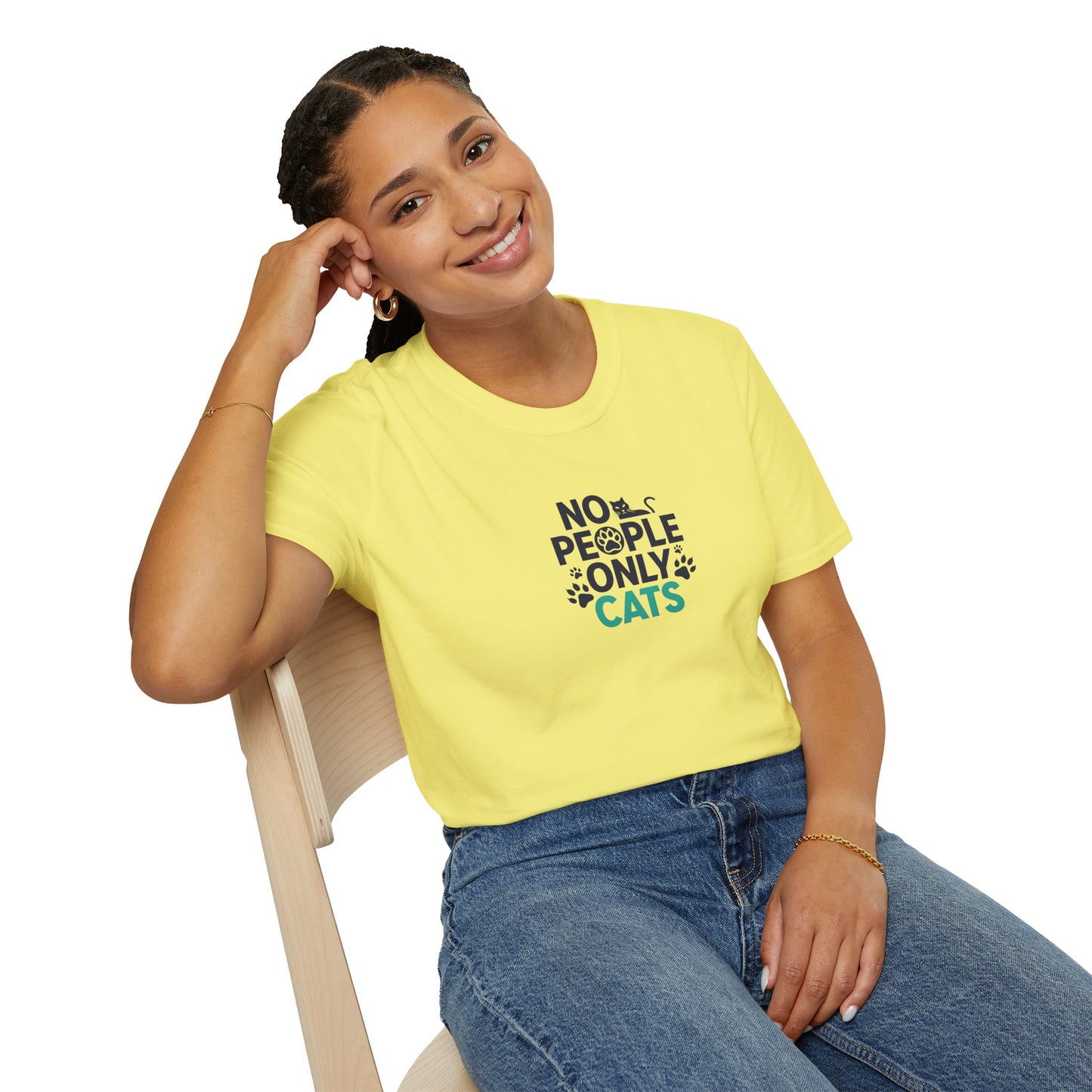 Cat Lovers Tee | No People, Only Cats| Funny Cat Tee