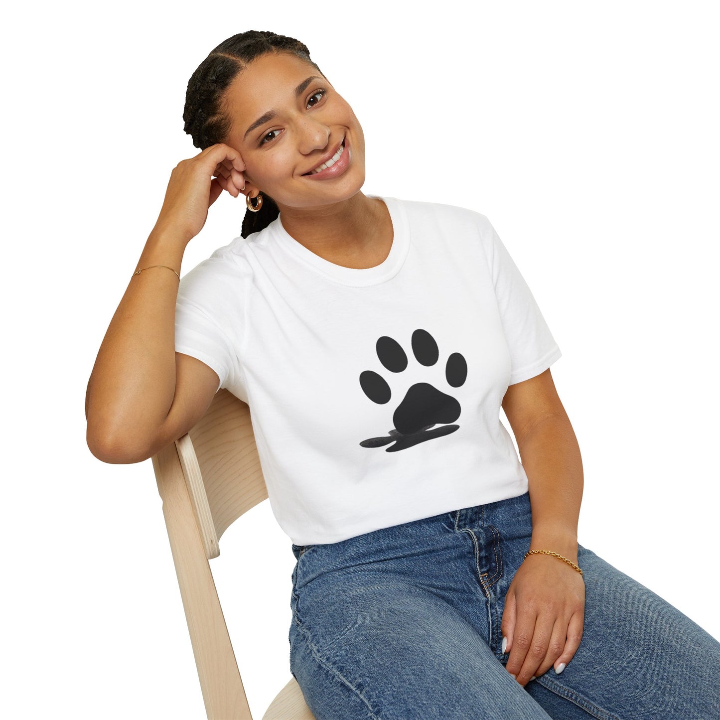 Paw Print Graphic T-Shirt