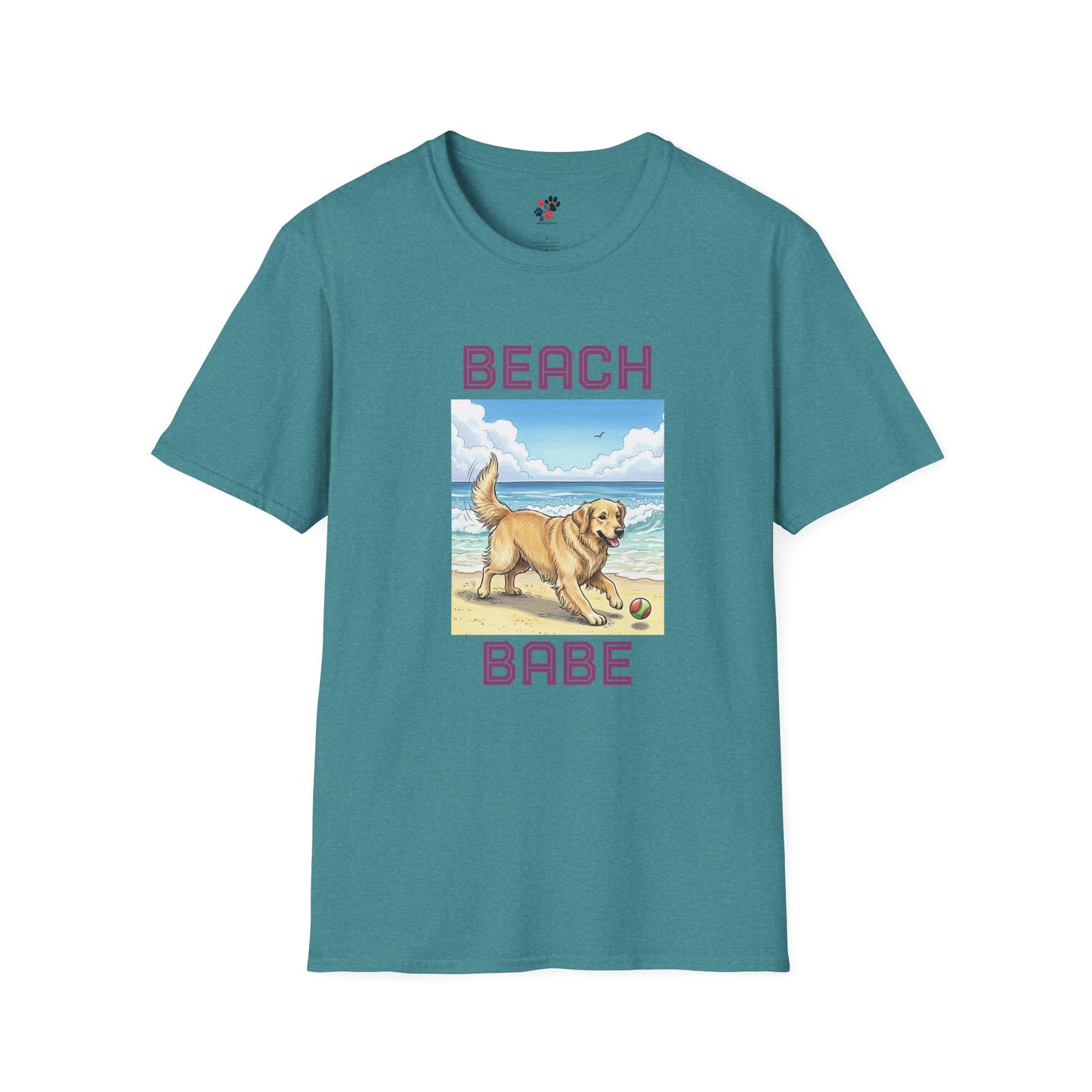 Beach Babe Dog Lover T-Shirt