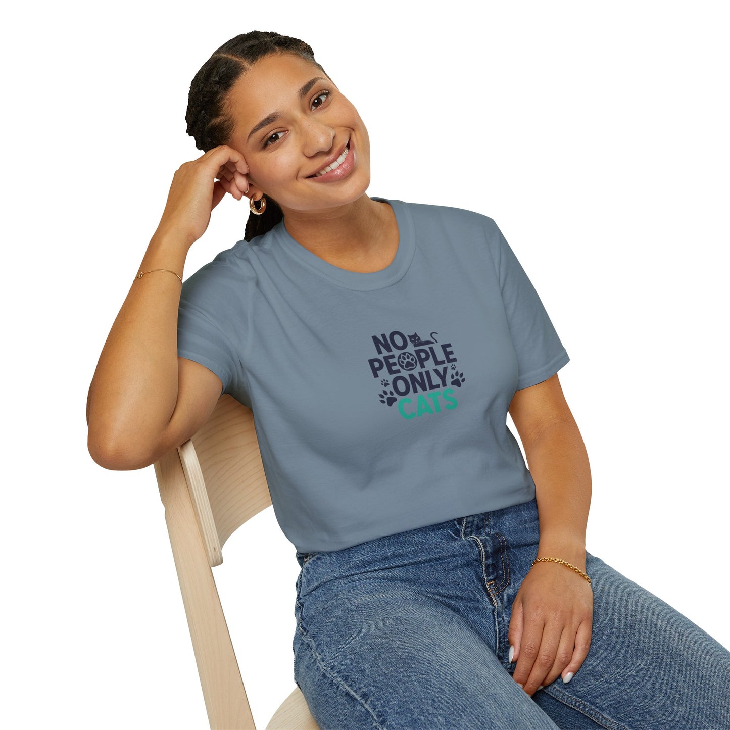 Cat Lovers Tee | No People, Only Cats| Funny Cat Tee