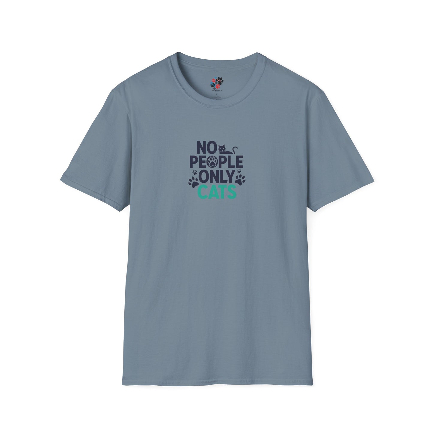Cat Lovers Tee | No People, Only Cats| Funny Cat Tee