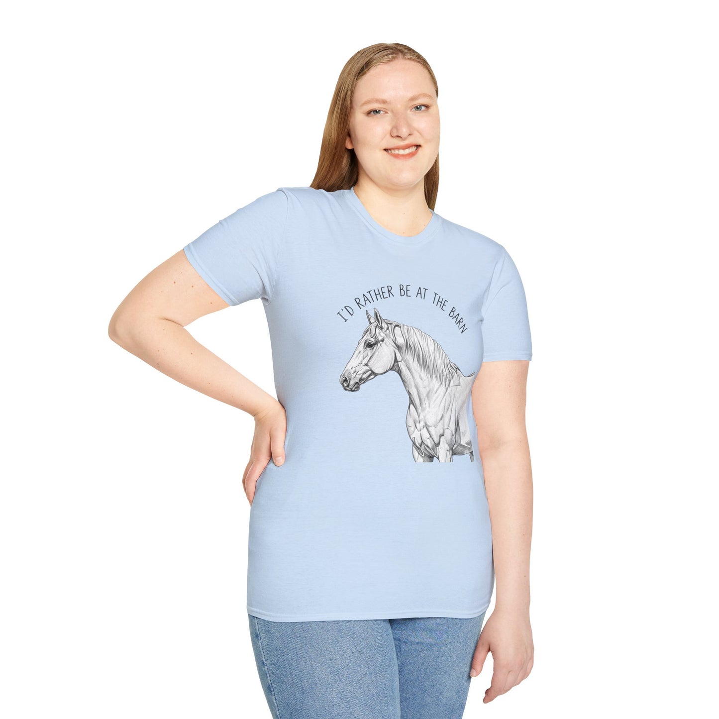 I'd Rather Be At The Barn Tee