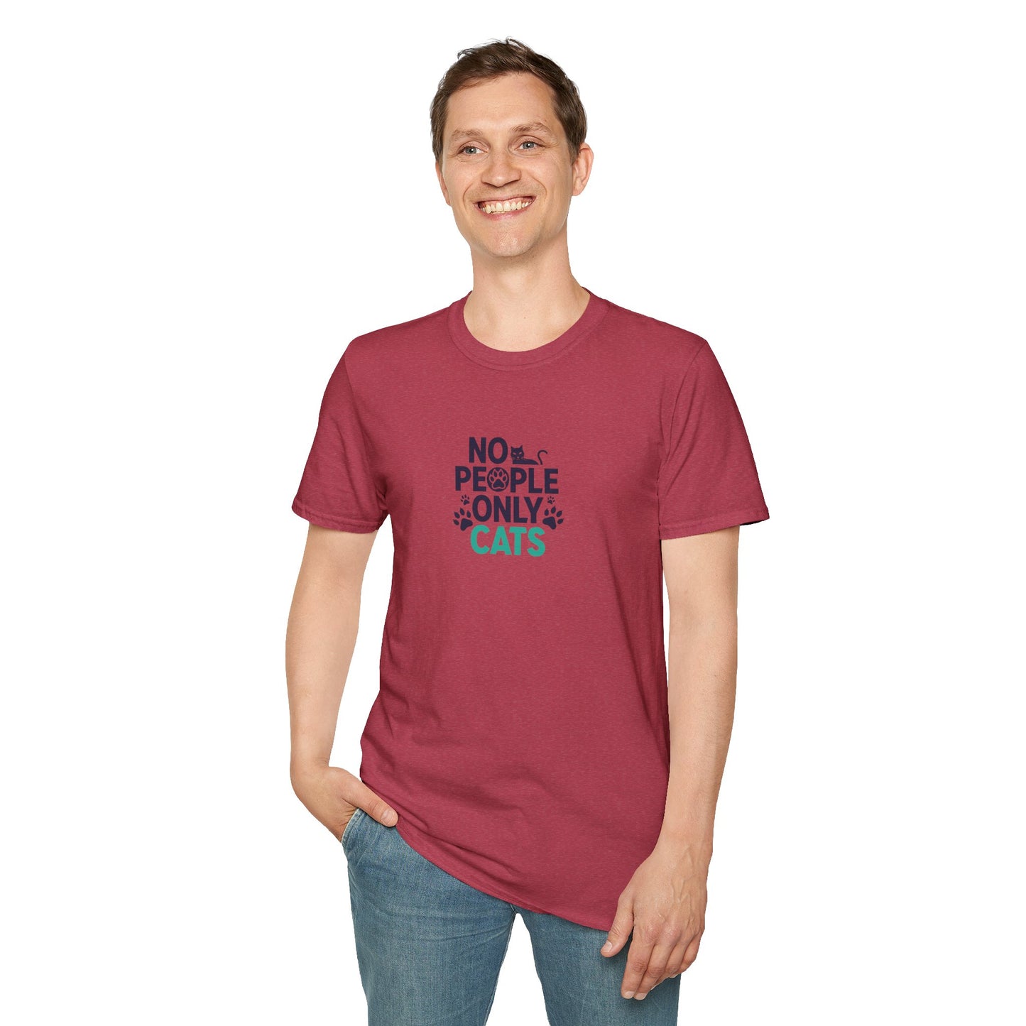 Cat Lovers Tee | No People, Only Cats| Funny Cat Tee
