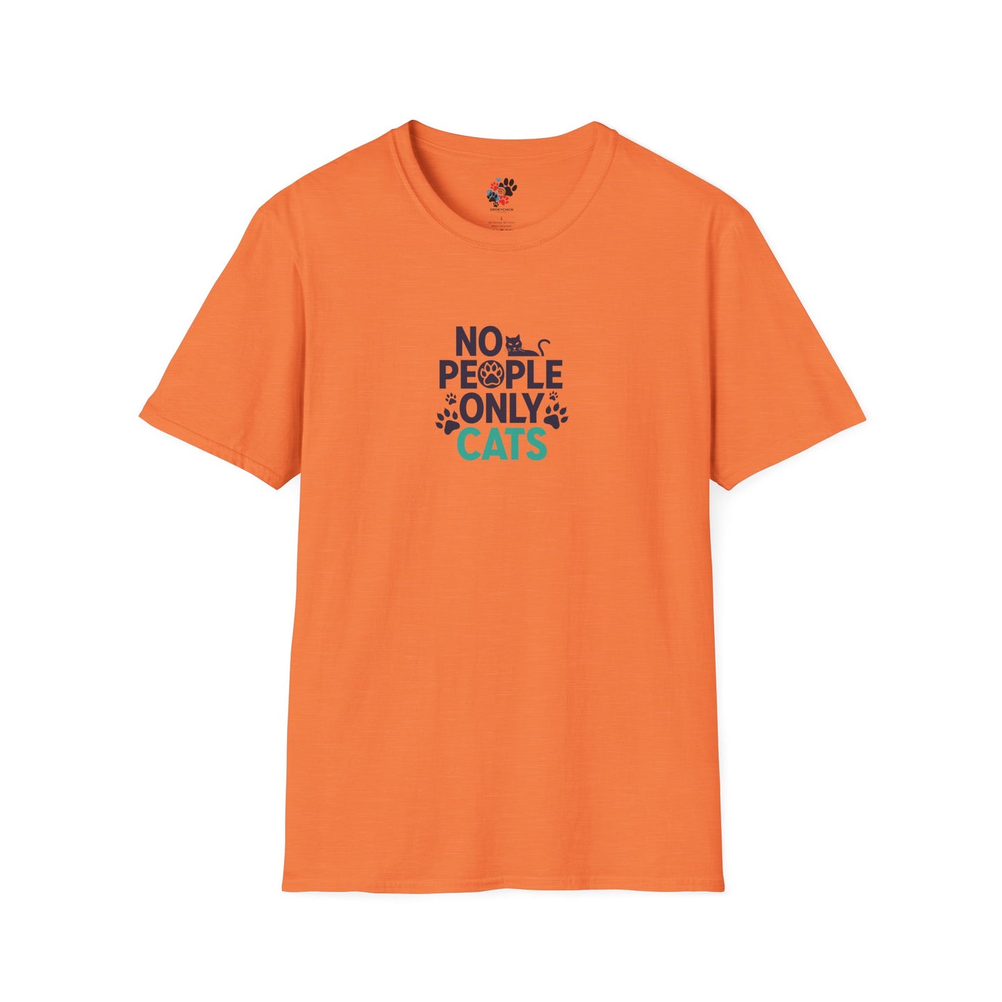 Cat Lovers Tee | No People, Only Cats| Funny Cat Tee