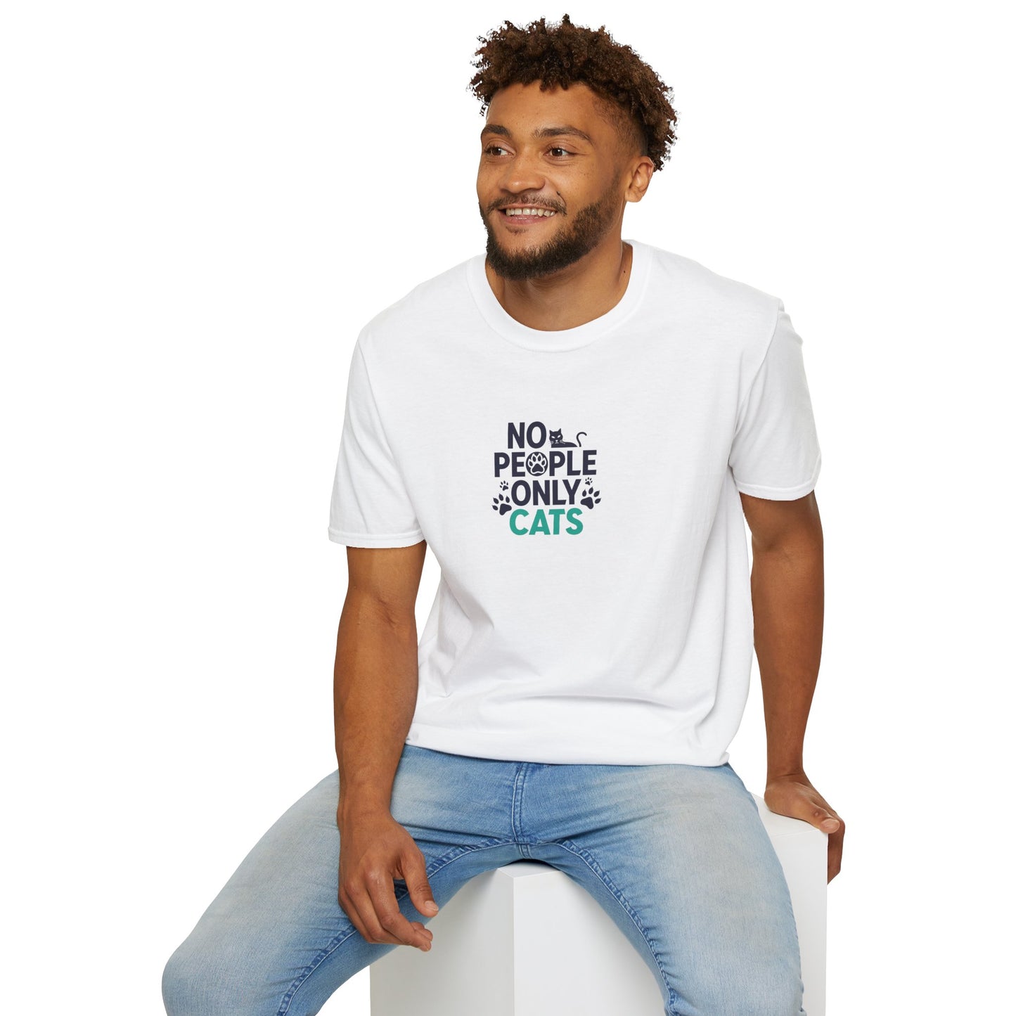 Cat Lovers Tee | No People, Only Cats| Funny Cat Tee