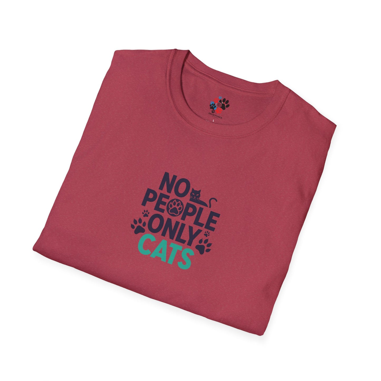 Cat Lovers Tee | No People, Only Cats| Funny Cat Tee