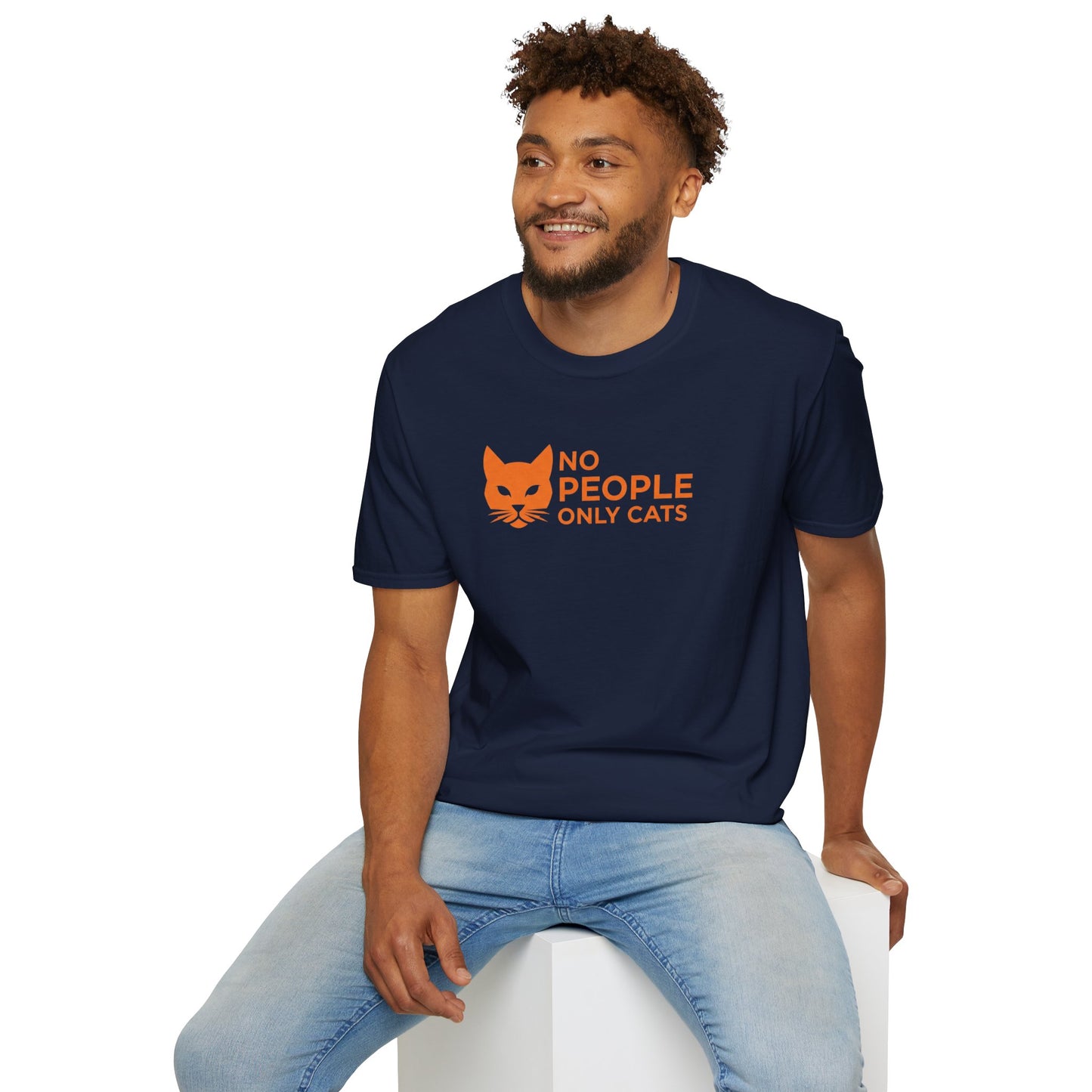 Cat Lover T-Shirt, No People Only Cats Tee, Funny Cat Shirt,