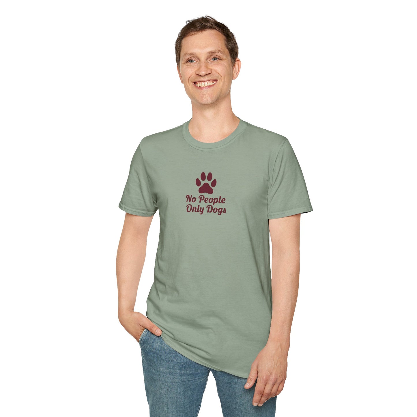 Dog Lovers T-Shirt, No People Only Dogs Tee